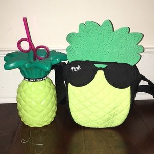 Pink items, paired together